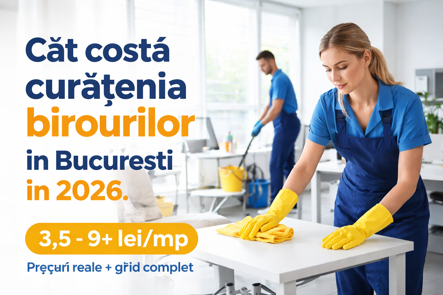curatenie birouri Bucuresti pret 2026