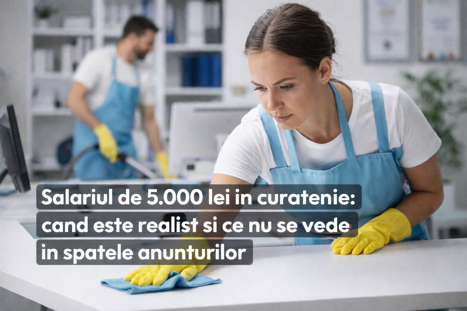 Salariul de 5000 lei in curatenie explicat de CuratArt